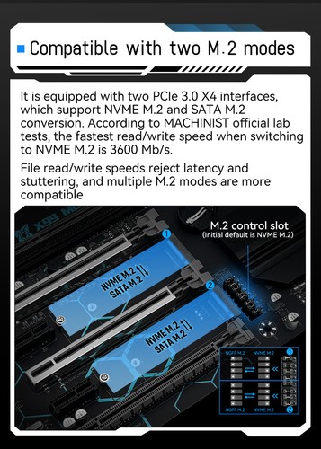 X99 Motherboard Dual CPU LGA 2011-3 8 Channel DDR4 RAM - Intel Xeon E5 V3 V4 CPU - Picture 10 of 22