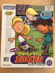Backyard Soccer Mls Edition Win Mac Pc Cd Rom Soccer Computer Game