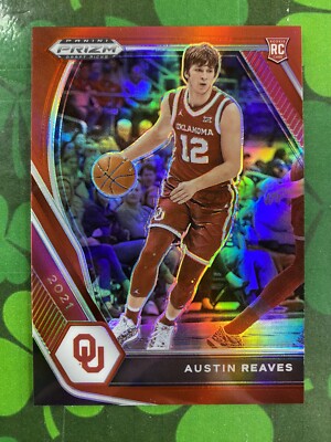 2021 Panini Prizm Draft Picks Austin Reaves Red Prizm Rookie #/299 #49 ...