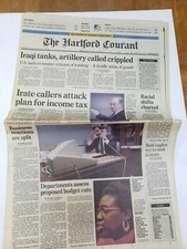 THE HARTFORD COURANT NEWSPAPER FEBRUARY 15,1991 (FC3-T-K)