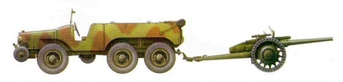 Laffly W15T tracteur d'artillerie pour canon de 47mm ,1:72 kit résine ALBY - Photo 10/10