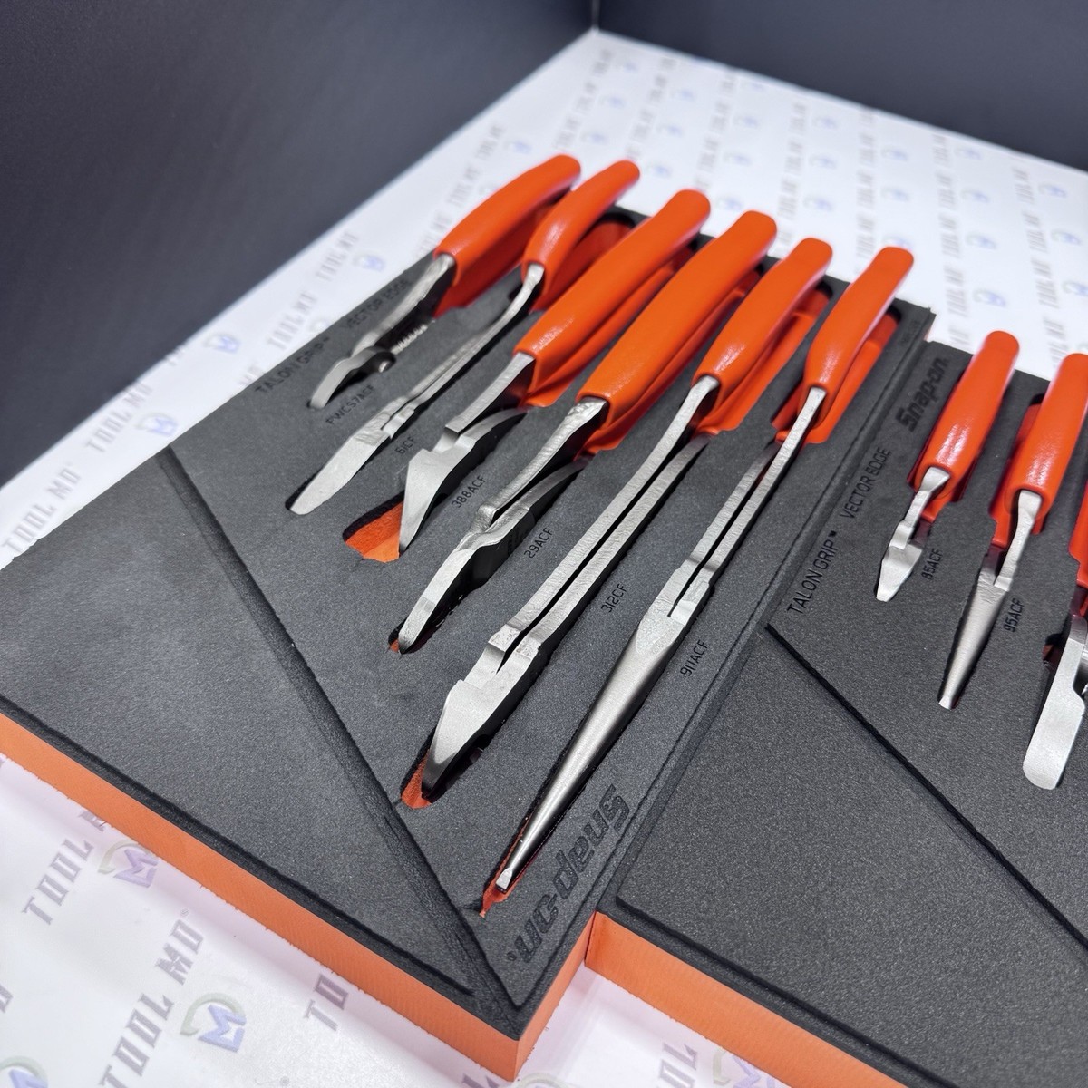 Snap-on Tools USA NEW ORANGE 12-Piece Essential Pliers / Cutters