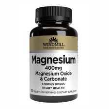 Magnesium Oxide 100 Tabs 400 Mg by Windmill Health 0.48 per thousand milligrams