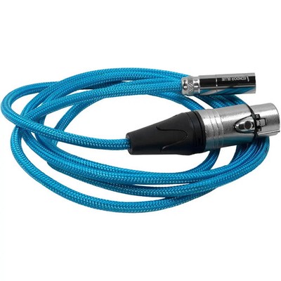*2-PACK* KONDOR BLUE 5' MINI XLR TO XLR CABLE FOR BMPCC/C70 - BLUE