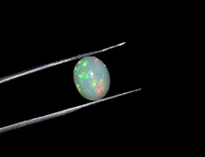 Natural Ethiopian Wello Fire Opal Cabochon Gemstone 7X9mm Loose AAA A11
