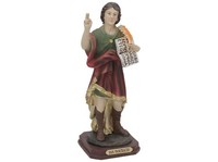 DRW Figur San Pancracio Aus Kunstharz, 8 X 8 X 21 Cm