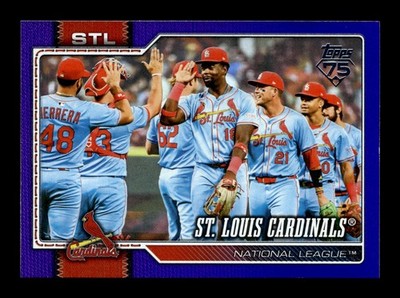 2026 Topps Series 2 #353 St. Louis Cardinals Purple Holo Foil /250