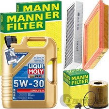 MANN INSPEKTIONSPAKET+LIQUI 5W-30 MOTORÖL passend für MINI COOPER AB BJ 06.2004
