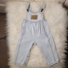 Vtg GUESS Girls 12m Overalls Made In USA