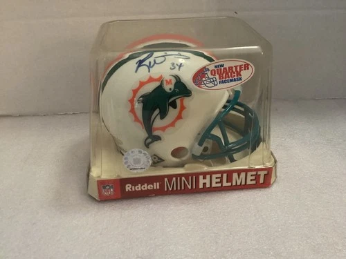 RICKY WILLIAMS SIGNED RIDDELL MINI HELMET