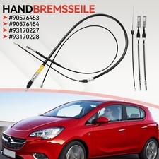 5tlg Handbremse Satz für Opel Corsa C Komplett Set Trommelbremse Feststellbremse