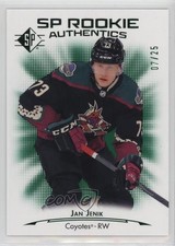 2021-22 SP Retail SP Rookie Authentics Green 7/25 Jan Jenik #130 06rp