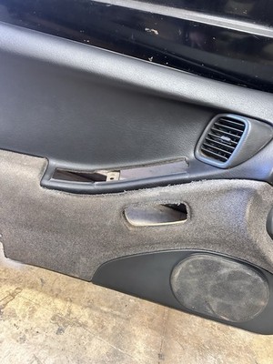 90-93 Nissan 300zx Z32 2+0 OEM Black Interior Door Panels PAIR