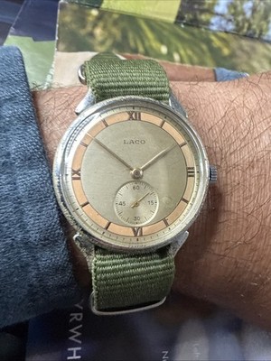 VINTAGE LACO MECHANICAL WRISTWATCH SWISS MADE