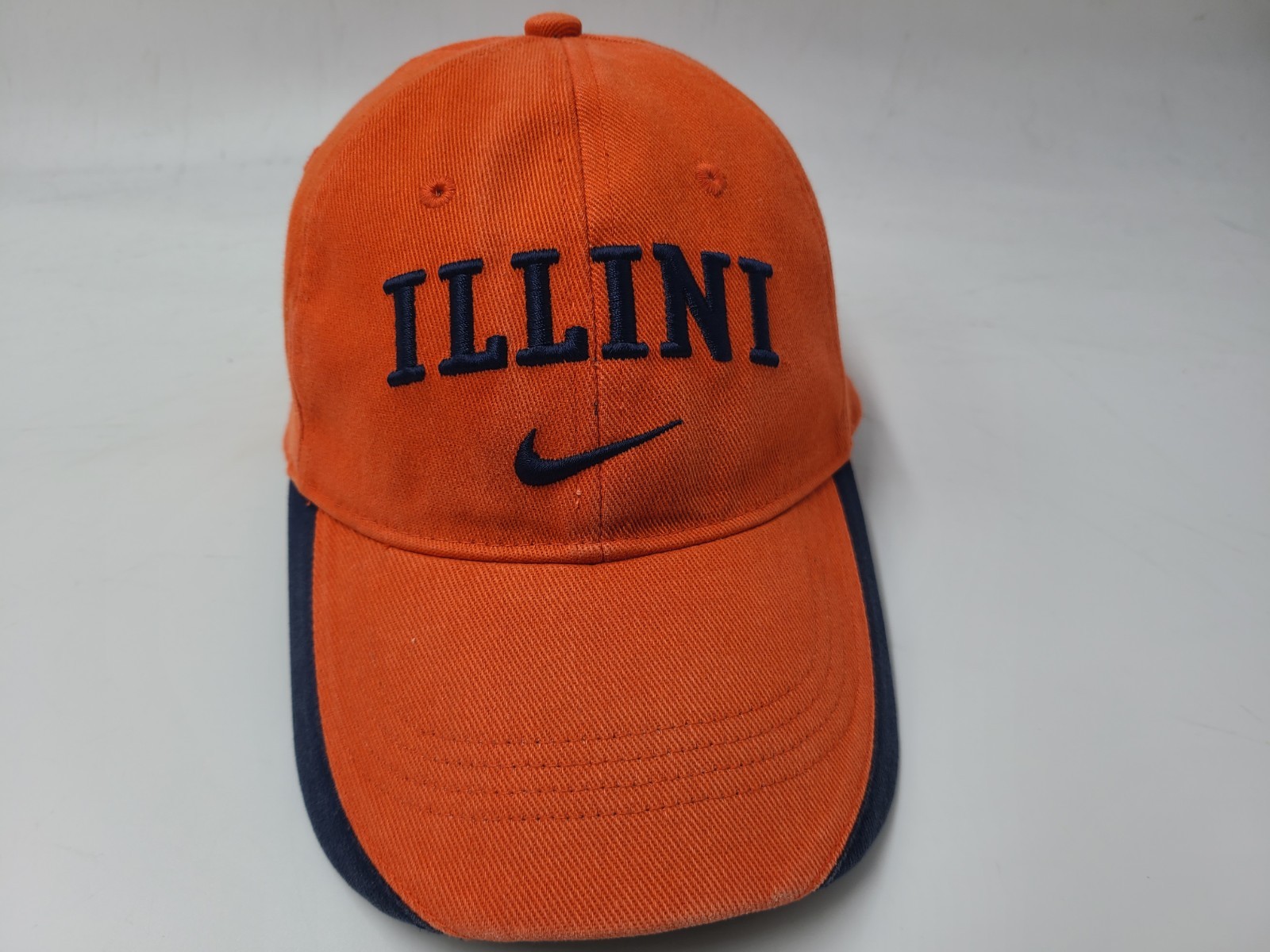 University of Illinois Fighting Illini Nike Center Swoosh Fitted S Hat Cap NCAA