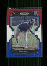 2022 Panini Prizm - Tier II Cory Abbott #181 Red White & Blue Prizm (RC)