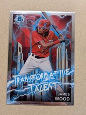 2023 Bowman Draft Chrome - Transformative Talent Refractor #TT-15 James Wood 