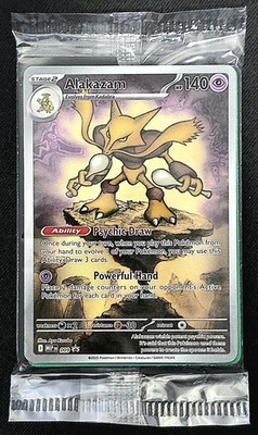 Alakazam MEP 009 9 (Sealed Black Star Promo) Mega Evolution Near Mint
