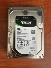 SEAGATE EXOS ST8000NM0075 3.5in 8TB 7.2K 12Gbps SAS Hard Drive