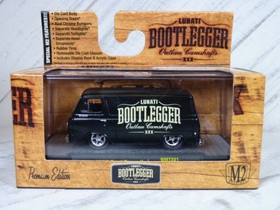 M2 Machines Bootlegger '65 Ford Econoline Van Satin Black WMTS01 New 1:64