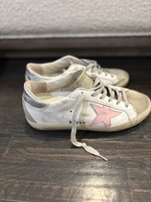 Golden goose 37 Woman Superstar Classic Sneakers White Pink Star