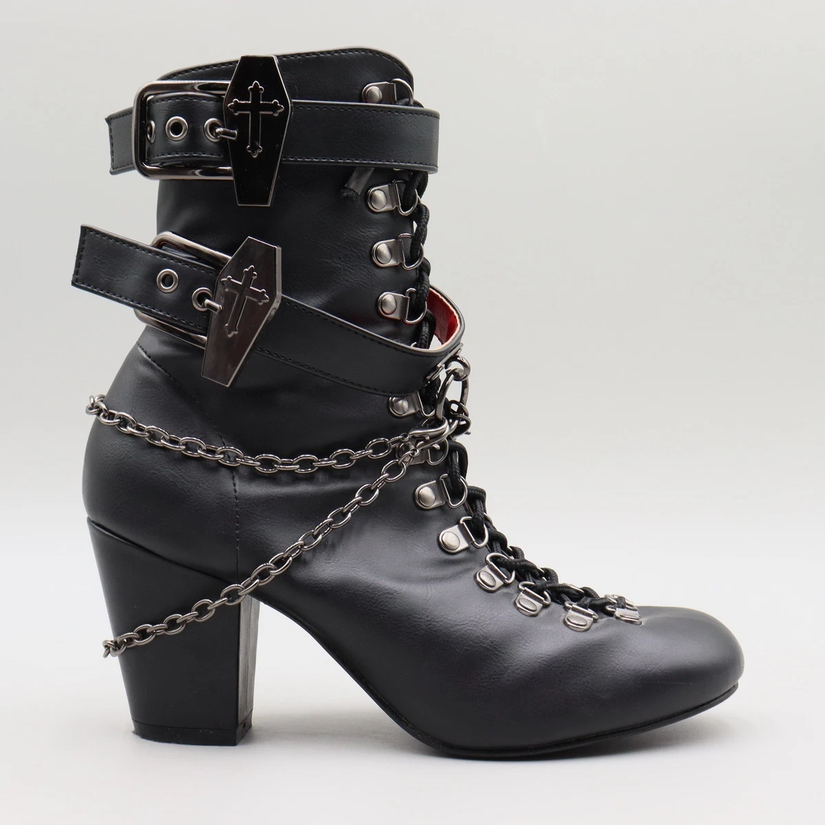 Demonia Leather Boots for Women for sale | eBay