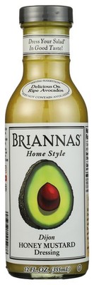 Briannas Dijon Honey Mustard Salad Dressing 12 Fl Oz