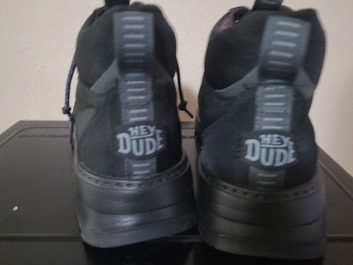 Hey Dude Boots Men’s Black Slip On Lightweight Sneaker Chukka Size12 - Picture 4 of 6