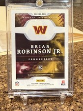 2022 PANINI ORIGINS football AUTOGRAPH RC Brian Robinson JR ROOKIE
