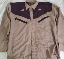 Vintage Western Long Sleeve Button-Up Shirt Sz XL