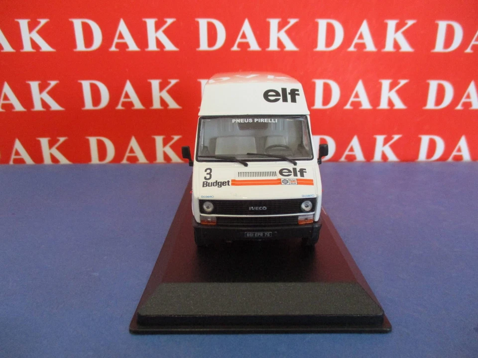 Die cast 1/43 Modellino Furgone Iveco Daily 35-U8 Assistenza Rally Snobeck 1984 - Immagine 3 di 4