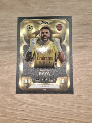Match Attax Extra 25/26 David Raya 100 Club #280 Arsenal 2025/2026