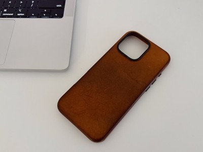 Andar iPhone 16 Pro Max Case Beautiful Vintage Patina Leather