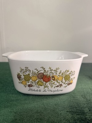 VTG Corning Ware 3QT Casserole Dish L echalote La Marjolaine Spice Of Life