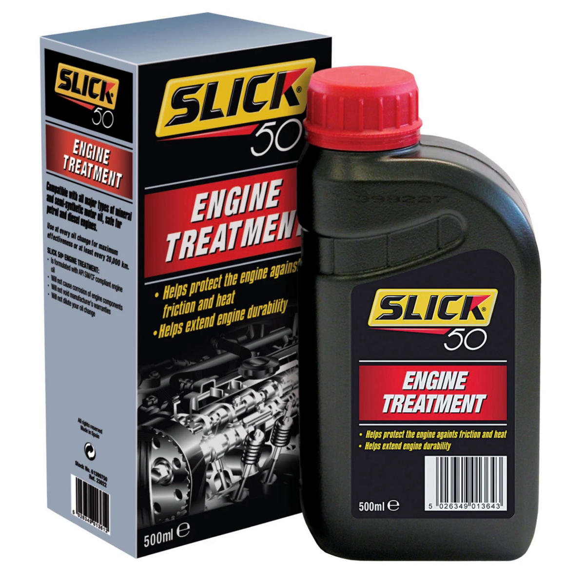 Slick 50 Engine Treatment Oil Additive - Petrol & Diesel (500ml)