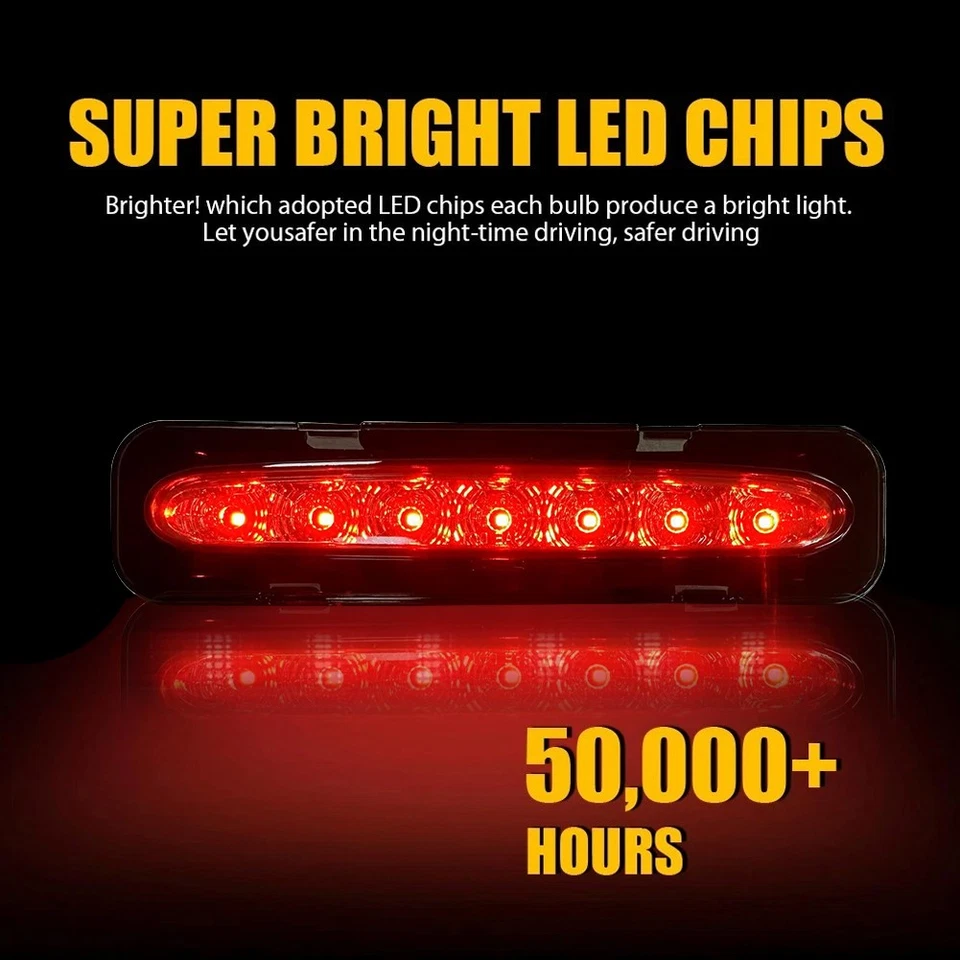 Smoke Lens 3RD LED Tail Brake Rear Stop Light For 2000-2005 Mitsubishi Eclipse Foto 4 de 4