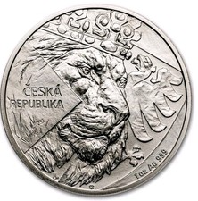 2024 Niue 1 oz Silver Czech Lion BU