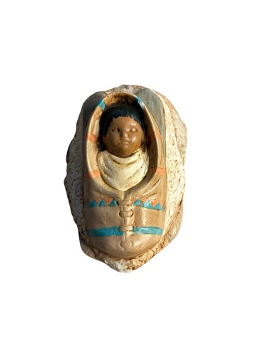 Native American 12 Piece Ceramic Nativity Mold Hand Painted - Picture 7 of 9