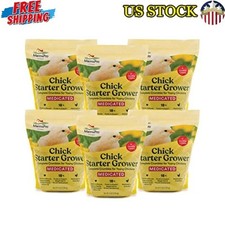 Chick Starter Grower Feed Coccidiosis Immunity 18 Protein Vitamins Minerals New
