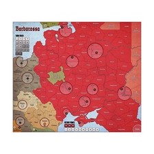 HBG Board Game Operation Barbarossa Map NM
