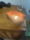 Vintage Mid Century Glass Block Tv Lamp Fish Tank Plant Terrarium — photo 3