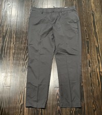 Banana Republic Core Temp Pants Men  s 36 x 30 Slim Dark Gray Cotton Polyester