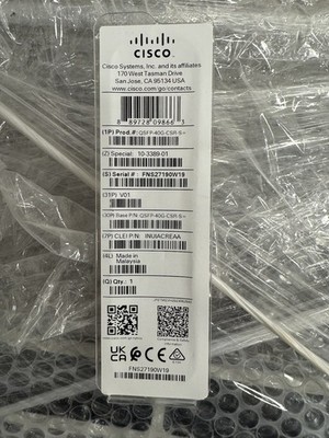 Cisco QSFP-40G-CSR-S = 40GBASE-CSR QSFP pro Duplex MMF 10-3389-01 Neu Original