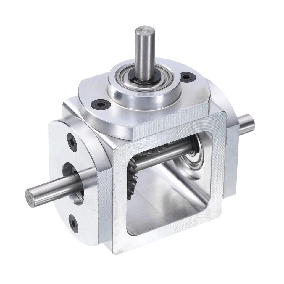 Caja de cambios cónica de ángulo recto de 90 grados eje de salida doble delantero 3,3 pies 20 dientes Foto 4 de 4