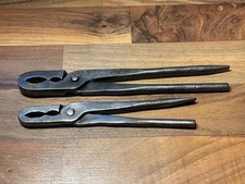 2 Vintage VAUGHAN & BUSHNELL Gas Burner Pliers 8” & 10” Made In USA