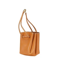 Hermes Hermès Vespa Pouch, Brown Leather, Women's GZl1bk7q