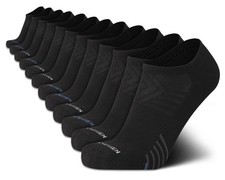 Van Heusen Mens Low Cut Socks - 12 Pack Moisture Wicking Cushioned Athletic N...