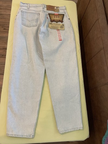 Vtg Levi's 550 (560) Relaxed Fit Tapered Leg Jeans USA ‘95 Sz 36/32 NOS NWT