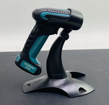 Anyeast Wireless Barcode Scanner with Stand Industrial 1D 2D QR Bluetooth Used