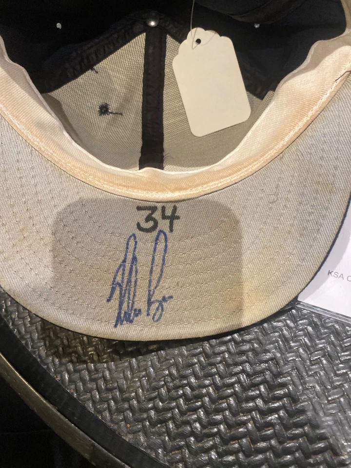 NOLAN RYAN SIGNED AND GAME USED HAT WITH COA/LOA - Image 2 of 4